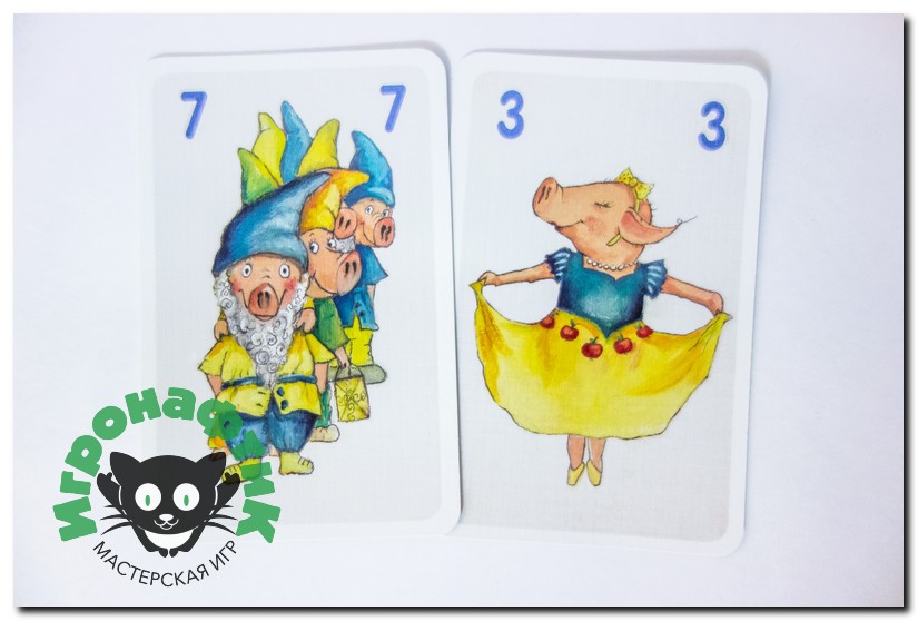 Правила игры 10 Свинок в картинках 