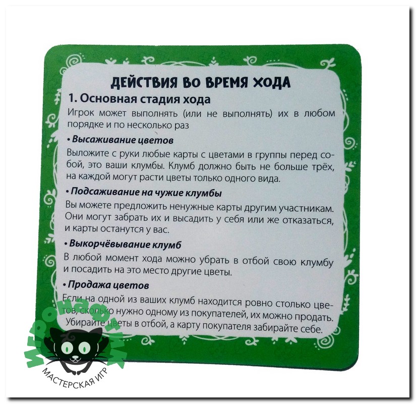 Обзор на настольную игру Цветариум от Банды Умников