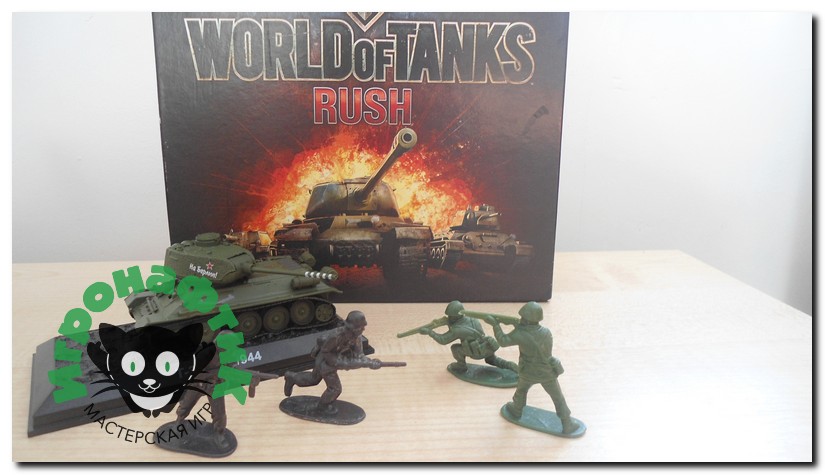 Обзор на настольную игру World of Tanks: Rush (2-е рус. изд.)