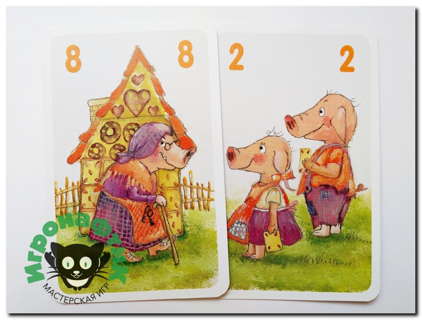 Правила игры 10 Свинок в картинках 