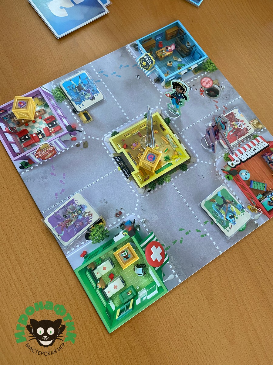 Настольная игра Зомби в городе