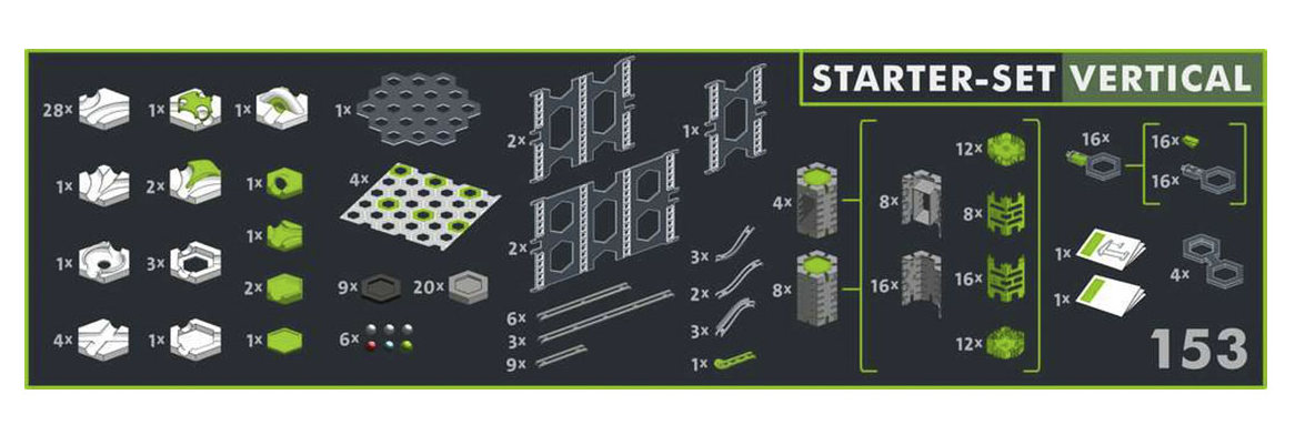 Ravensburger GraviTrax PRO Cтартовый набор. Вертикаль