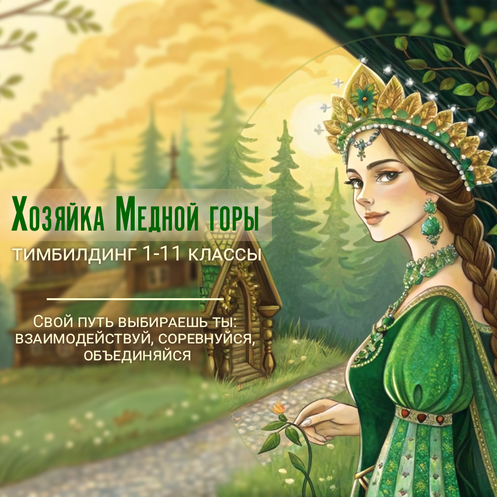 Активная квест‑игра на командообразование «Хозяйка медной горы»